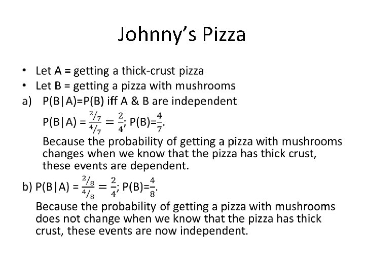 Johnny’s Pizza • 