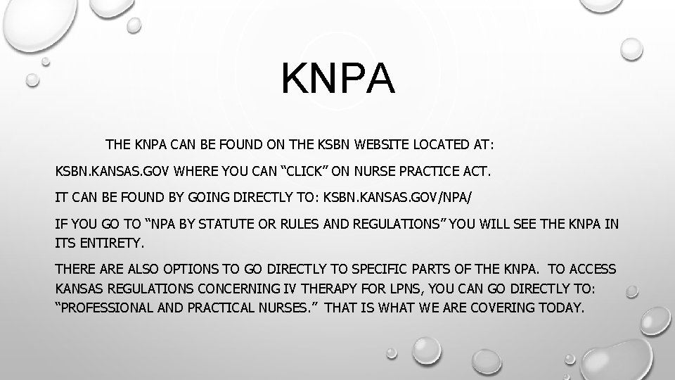 KNPA THE KNPA CAN BE FOUND ON THE KSBN WEBSITE LOCATED AT: KSBN. KANSAS. KNPA THE KNPA CAN BE FOUND ON THE KSBN WEBSITE LOCATED AT: KSBN. KANSAS.