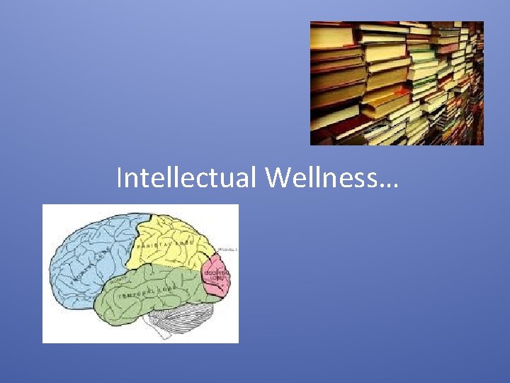 Intellectual Wellness… 