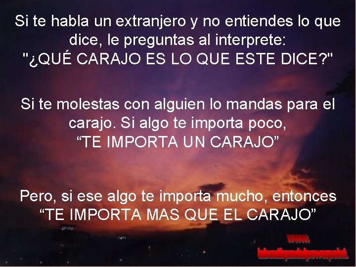 Si te habla un extranjero y no entiendes lo que dice, le preguntas al Si te habla un extranjero y no entiendes lo que dice, le preguntas al