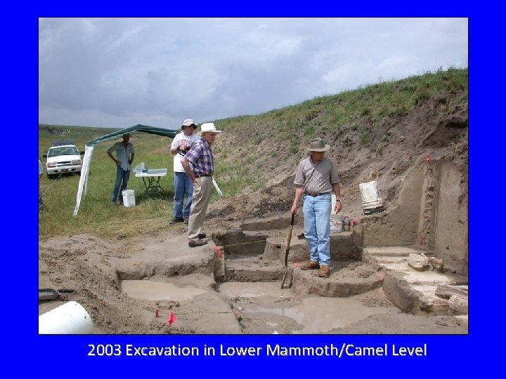 2003 Excavation in Lower Mammoth/Camel Level 2003 Excavation in Lower Mammoth/Camel Level