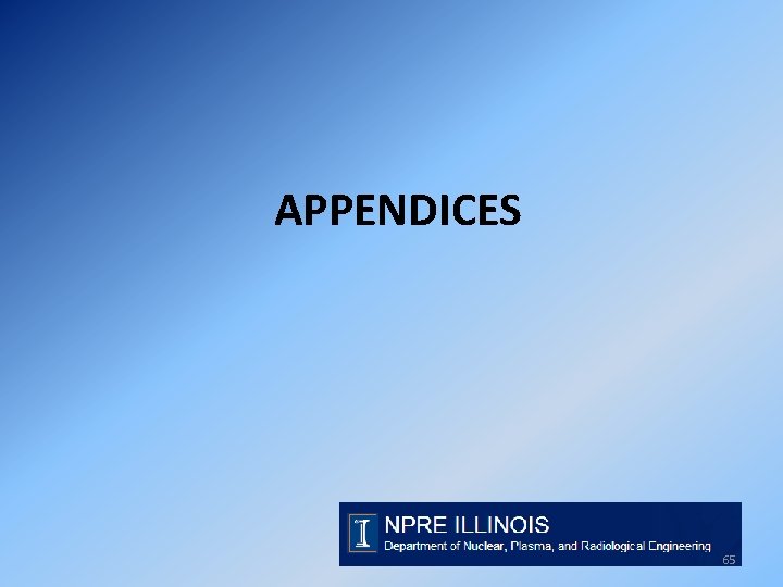 APPENDICES 65 