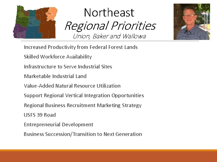 Northeast Regional Priorities Union, Baker and Wallowa Increased Productivity from Federal Forest Lands Skilled