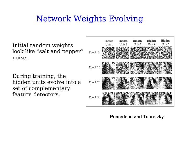 Pomerleau and Touretzky 