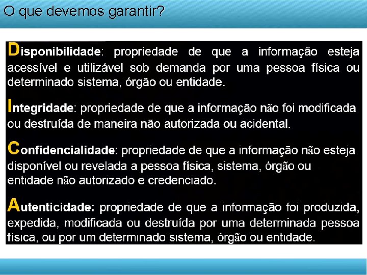 DISCIPLINA TELETRANSMITIDA O que devemos garantir? EMPREENDEDORISMO Aula 04 