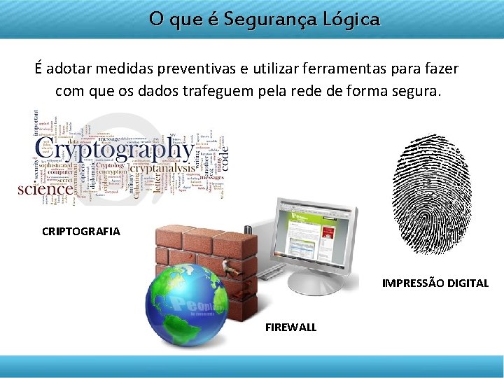 DISCIPLINA TELETRANSMITIDA O que é Segurança Lógica EMPREENDEDORISMO É adotar medidas preventivas e utilizar