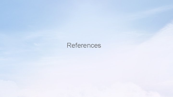 References References
