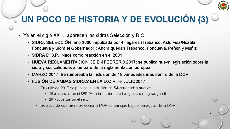 UN POCO DE HISTORIA Y DE EVOLUCIÓN (3) • Ya en el siglo XX