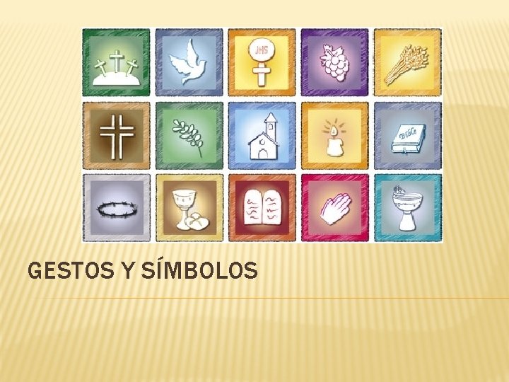 GESTOS Y SÍMBOLOS 