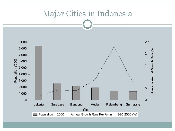 Major Cities in Indonesia 