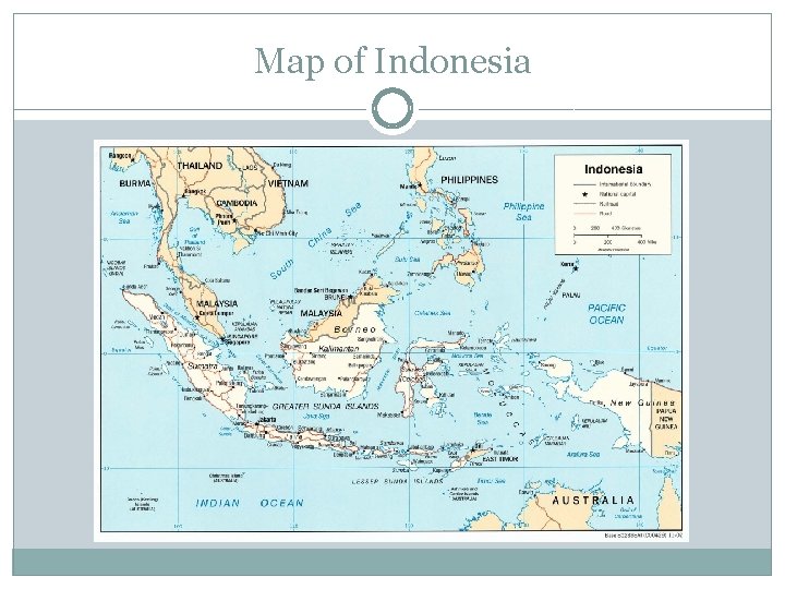 Map of Indonesia 