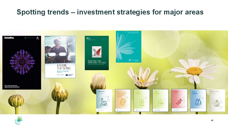 Spotting trends – investment strategies for major areas 2014 – 2017 konto 10 +