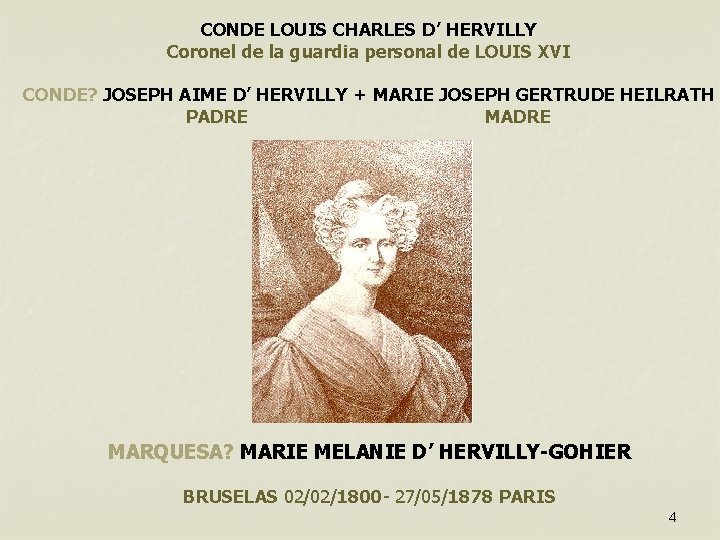 CONDE LOUIS CHARLES D’ HERVILLY Coronel de la guardia personal de LOUIS XVI CONDE?