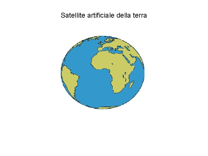 Satellite artificiale della terra 