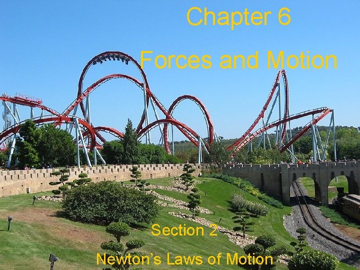 Chapter 6 Forces and Motion Section 2 Newton’s Laws of Motion 