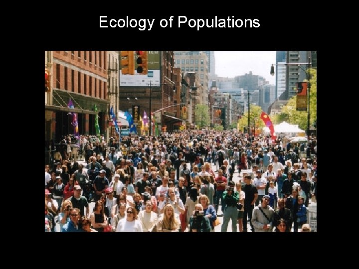 Ecology of Populations 