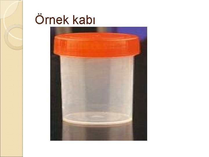Örnek kabı Örnek kabı