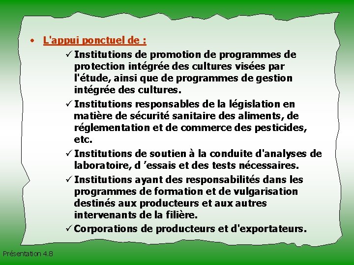 GUIDE POUR LA MISE EN OEUVRE DUN PLAN