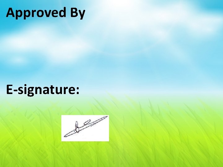 Approved By E-signature: 