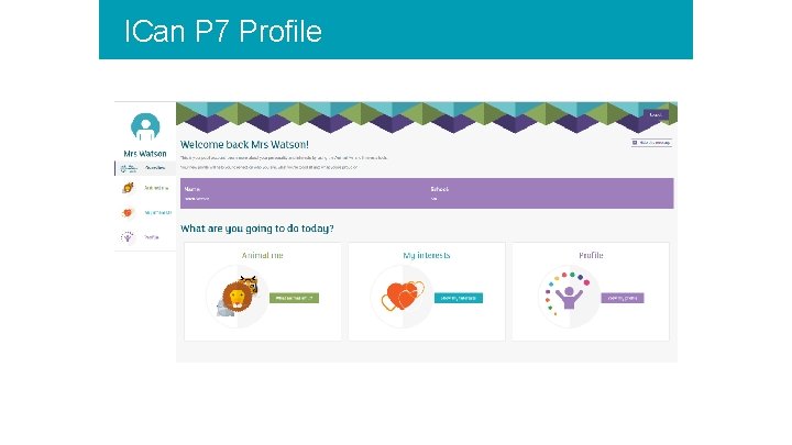 ICan P 7 Profile Title 