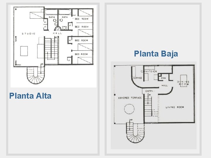 Planta Baja Planta Alta 