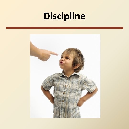 Discipline Discipline