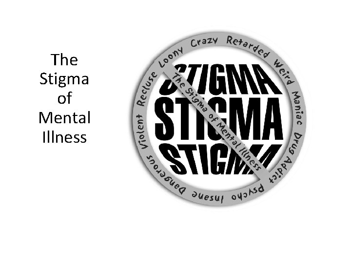 The Stigma of Mental Illness 