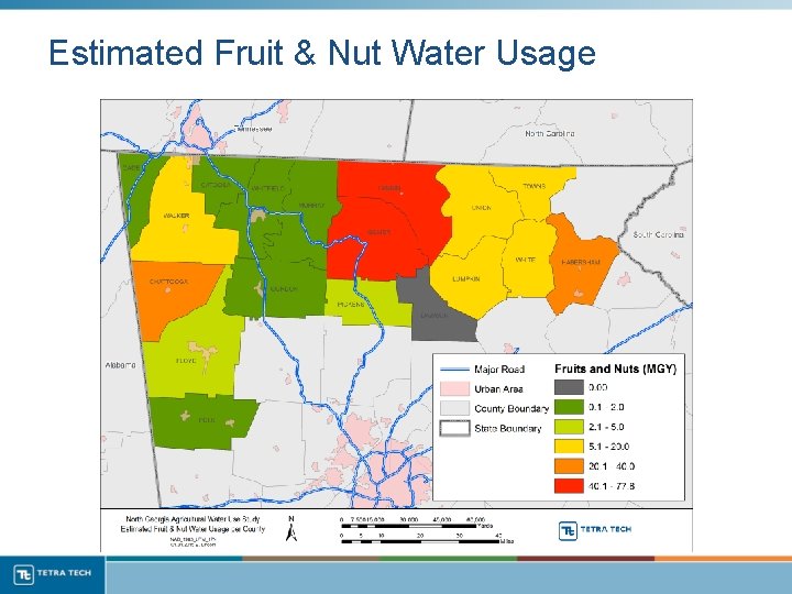 Estimated Fruit & Nut Water Usage 