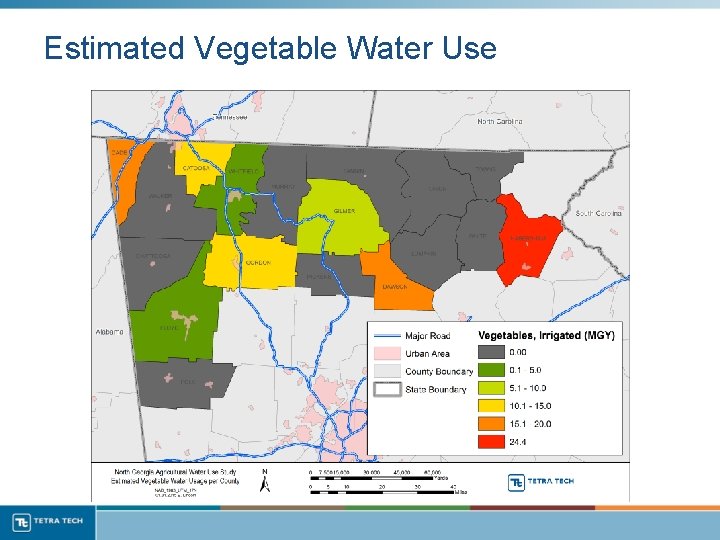 Estimated Vegetable Water Use 