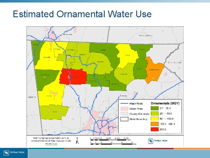 Estimated Ornamental Water Use 