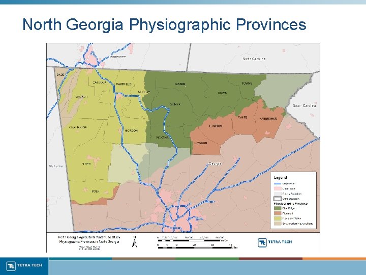 North Georgia Physiographic Provinces 