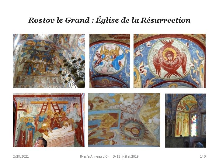 Rostov le Grand : Église de la Résurrection 2/28/2021 Russie Anneau d’Or 3 -