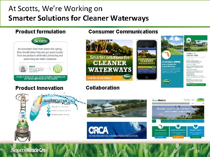 At Scotts, We’re Working on Smarter Solutions for Cleaner Waterways Product formulation Product Innovation