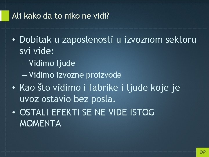 Ali kako da to niko ne vidi? • Dobitak u zaposlenosti u izvoznom sektoru