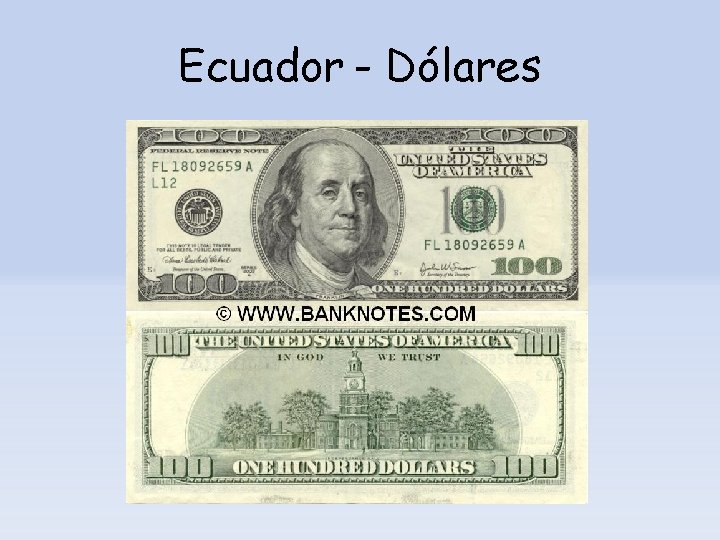 Ecuador - Dólares 