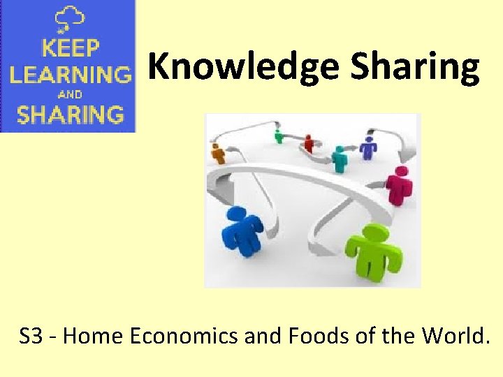 Knowledge Sharing S 3 - Home Economics and Foods of the World. Knowledge Sharing S 3 - Home Economics and Foods of the World.