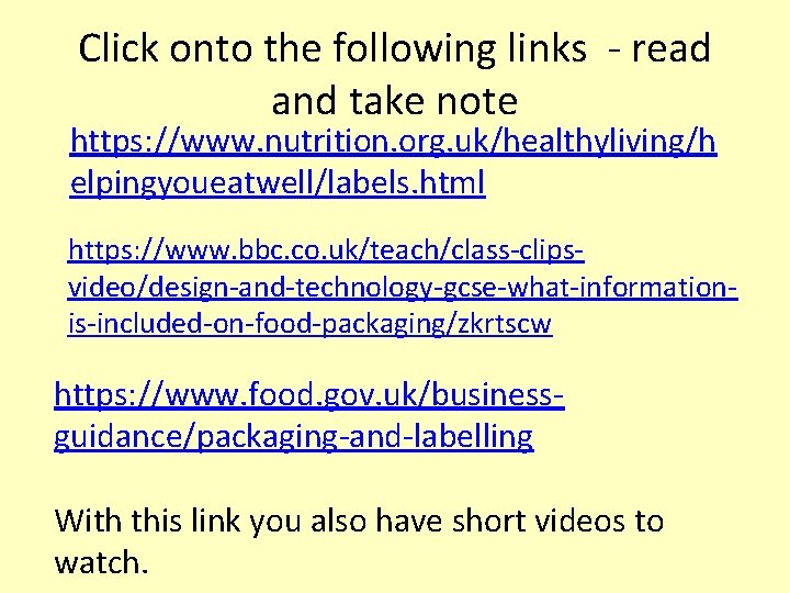 Click onto the following links - read and take note https: //www. nutrition. org. Click onto the following links - read and take note https: //www. nutrition. org.