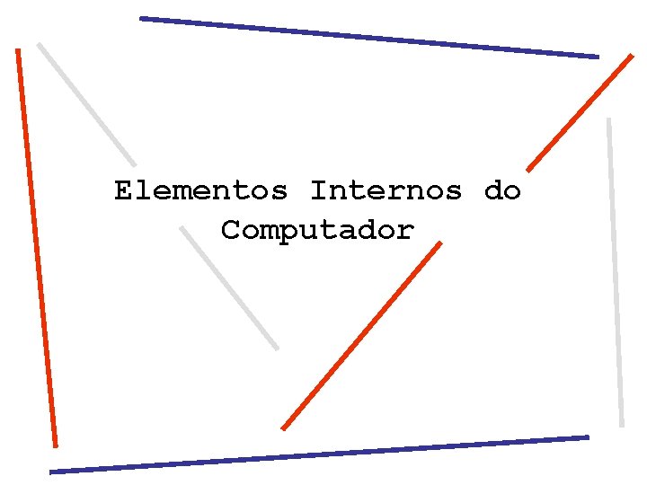 Elementos Internos do Computador 