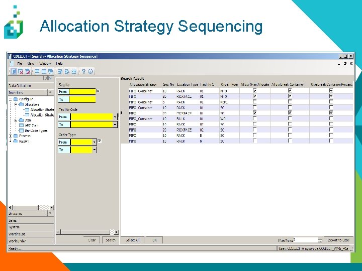 Allocation Strategy Sequencing 