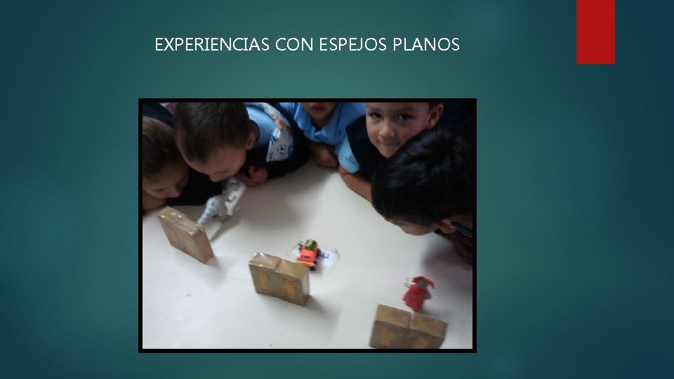 EXPERIENCIAS CON ESPEJOS PLANOS 