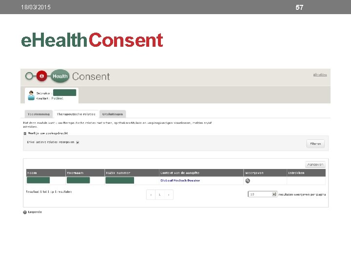 18/03/2015 e. Health. Consent 57 