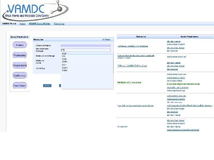 VAMDC Virtual and Data Centre http