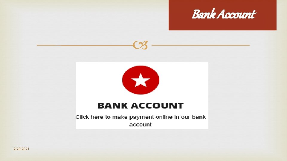 Bank Account 2/28/2021 Bank Account 2/28/2021