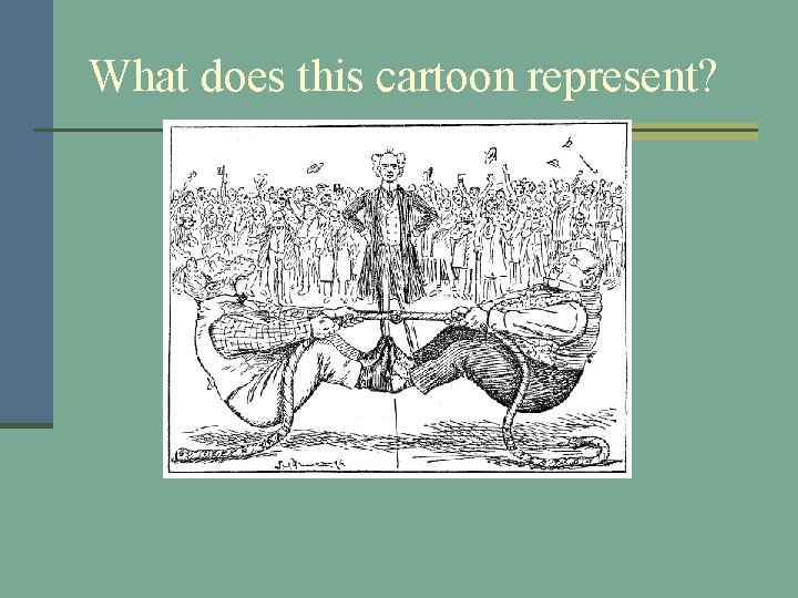 What does this cartoon represent? 