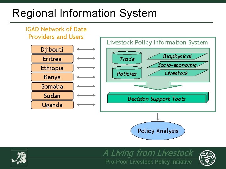 Regional Information System IGAD Network of Data Providers and Users Djibouti Eritrea Ethiopia Kenya