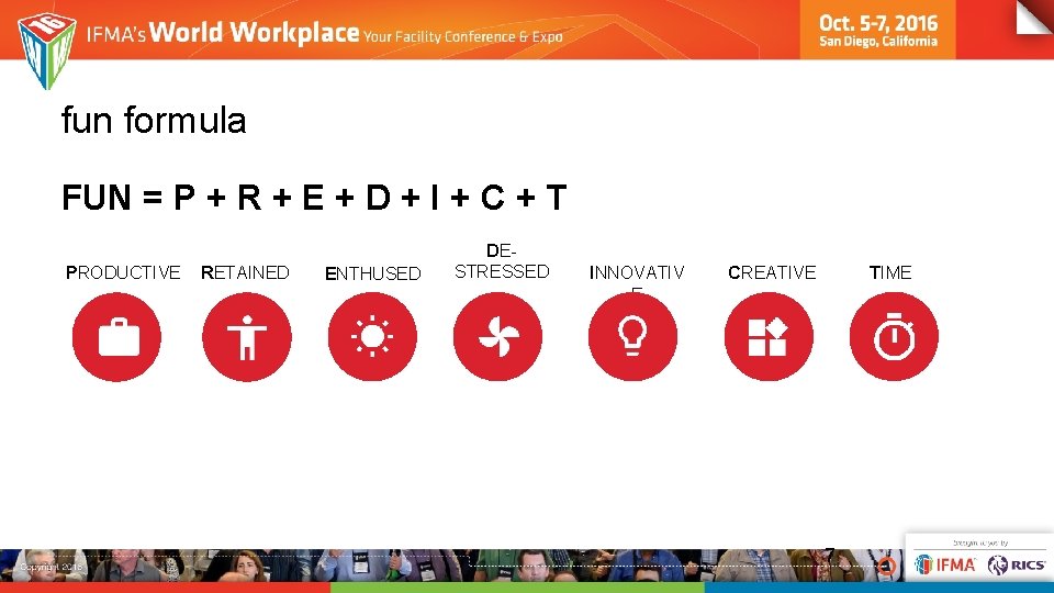 fun formula FUN = P + R + E + D + I +