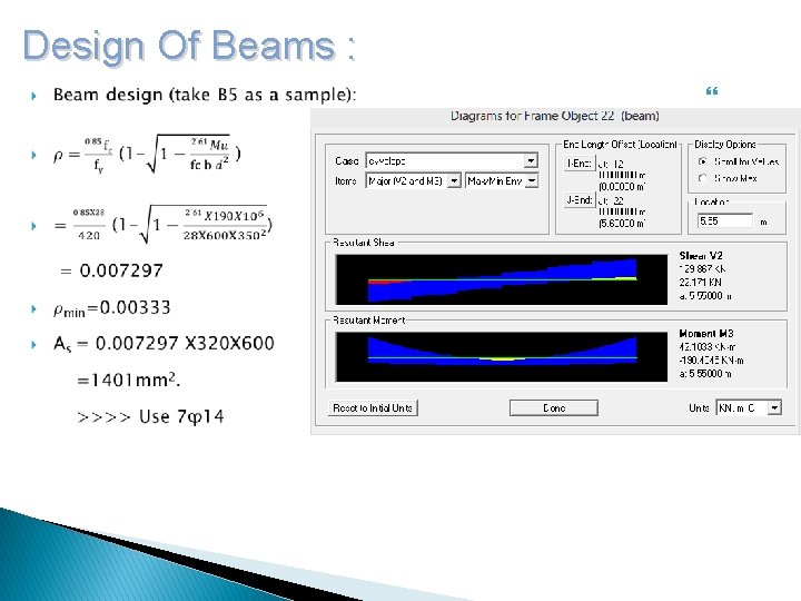 Design Of Beams : 