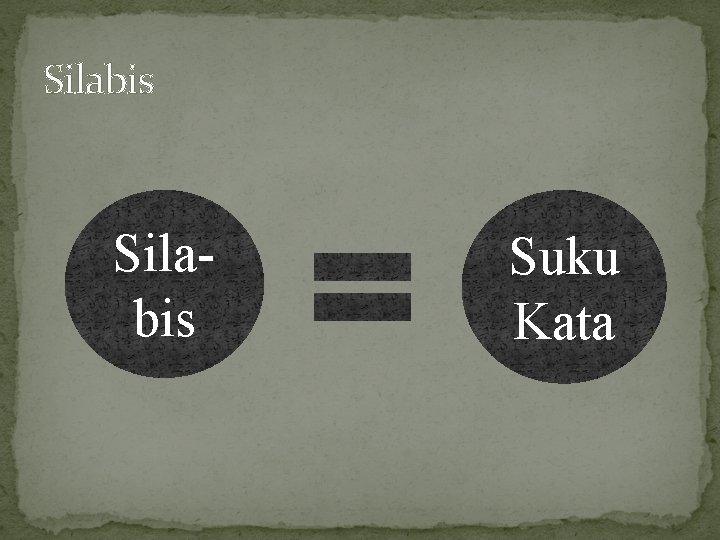 Silabis Suku Kata 