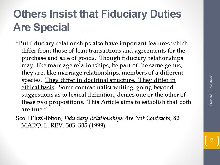 “But fiduciary relationships also have important features which differ from those of loan transactions