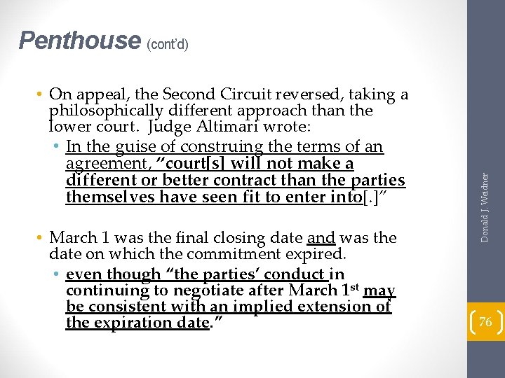  • On appeal, the Second Circuit reversed, taking a philosophically different approach than